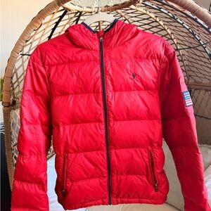 Polo by Ralph Lauren Red Kids Puffer Jacket